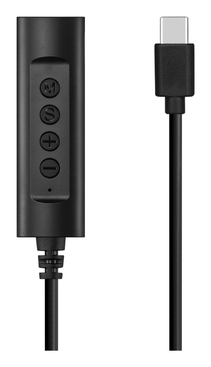 Sandberg Headset USB-C Controller, 1.5m | JAR Computers Sandberg Headset USB-C Controller, 1.5m