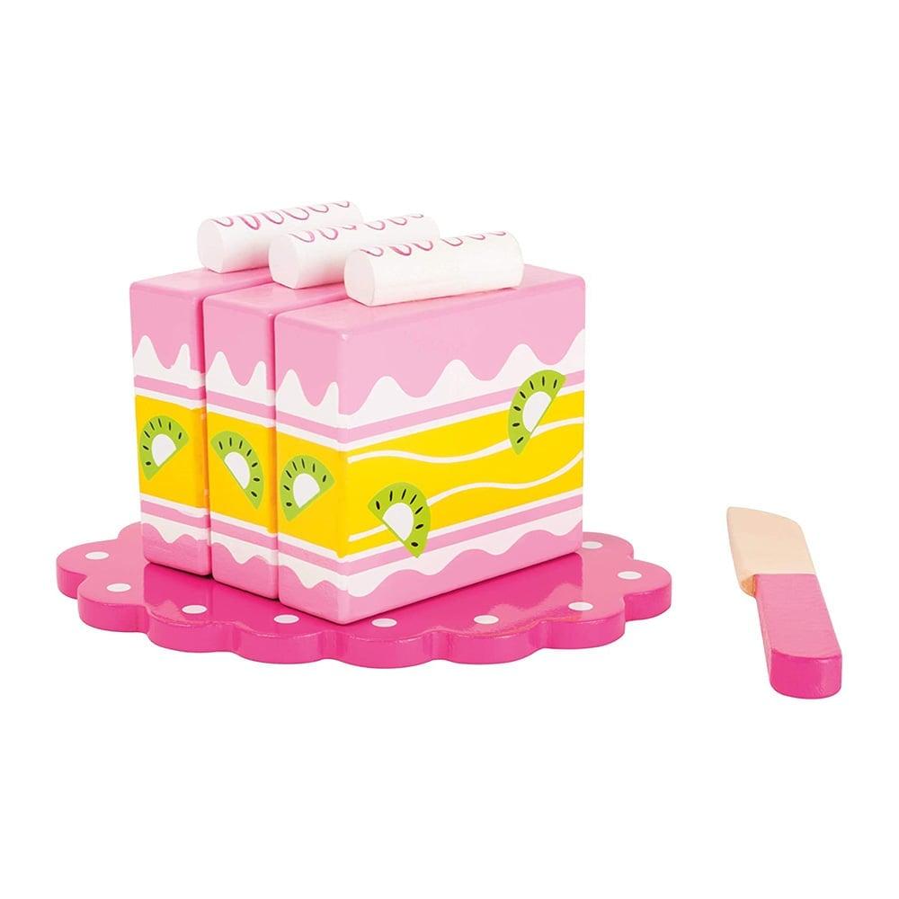 Small Foot Торта, за рязане, дървена, 5 части | JAR Computers Small Foot Торта, за рязане, дървена, 5 части