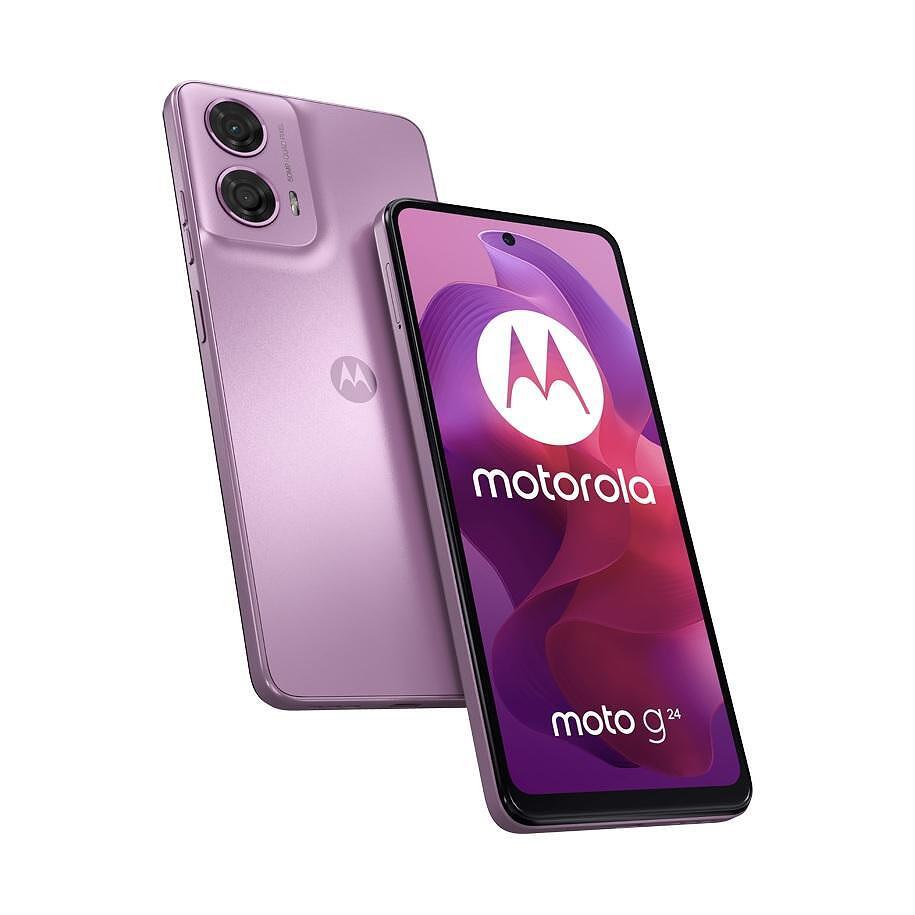 Смартфон Motorola MOTO G24 128/8 PINK LAVENDER , 128 GB, 8 GB