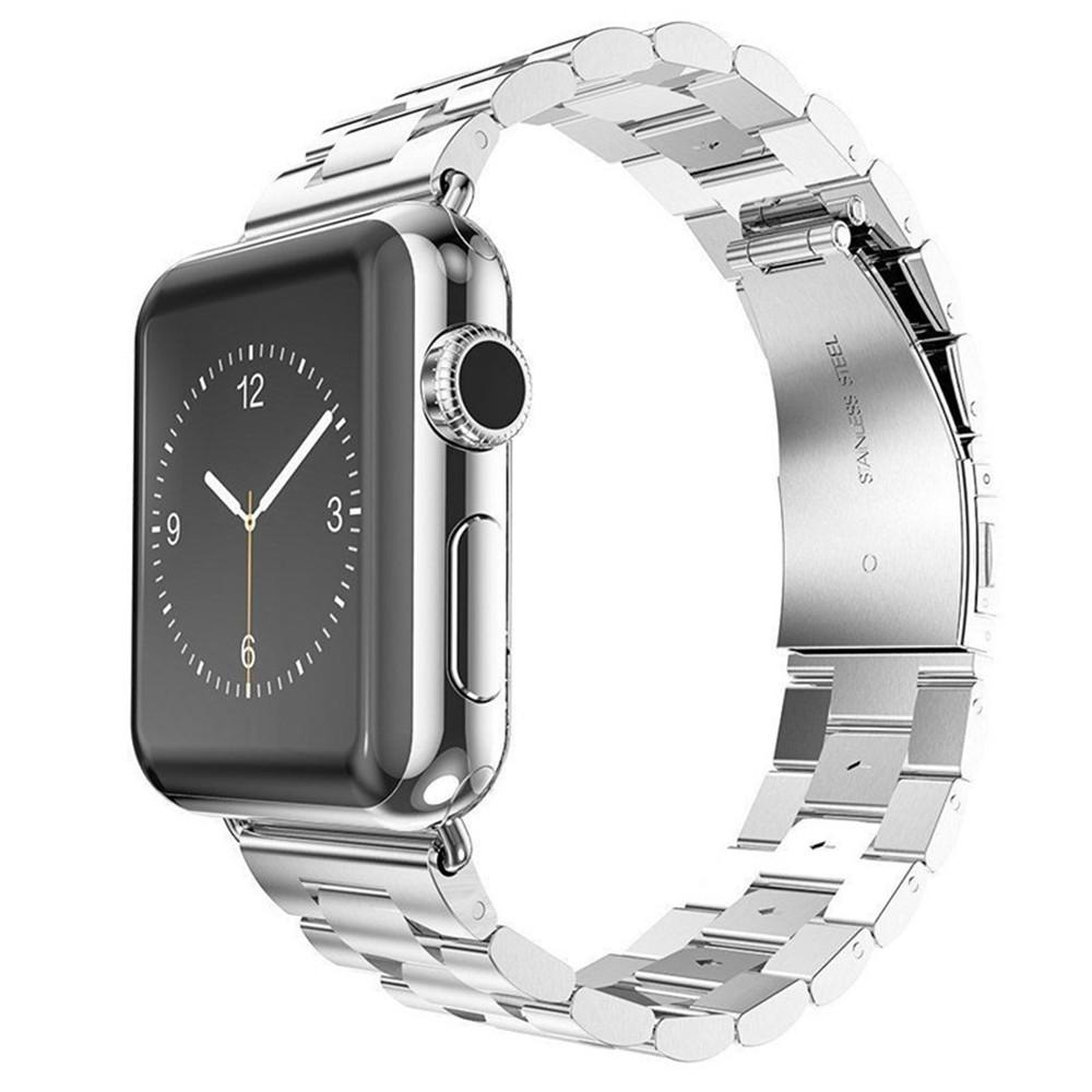 Стоманена, неръждаема каишка за Apple Watch 42мм, 44мм, 45мм, 46мм, Ultra, Ultra 2 49мм - Techsuit Watchband W036 (сребрист) | JAR Computers Стоманена, неръждаема каишка за Apple Watch 42мм, 44мм, 45мм, 46мм, Ultra, Ultra 2 49мм - Techsuit Watchband W036 (сребрист)