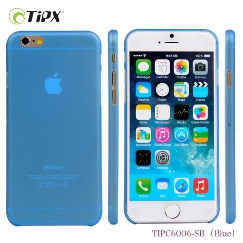 Ултра-тънък (0.4 mm) поликарбонатов кейс за iPhone 6, iPhone 6S - TIPX Slimark Case (син-прозрачен) | JAR Computers Ултра-тънък (0.4 mm) поликарбонатов кейс за iPhone 6, iPhone 6S - TIPX Slimark Case (син-прозрачен)