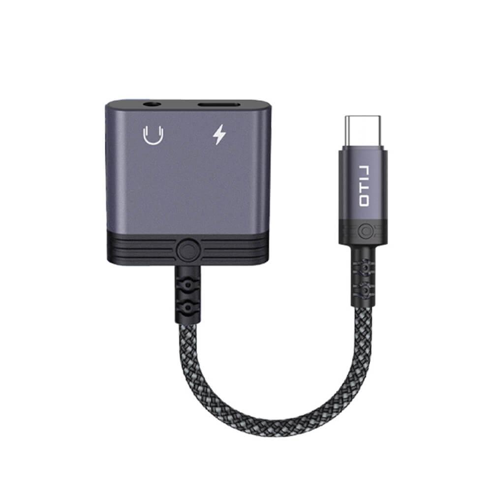 USB-C адаптер към 3.5 мм аудио изход и USB-C изход - Lito Audio Adapter USB-C to Jack 3.5 mm (15 см) (черен) | JAR Computers USB-C адаптер към 3.5 мм аудио изход и USB-C изход - Lito Audio Adapter USB-C to Jack 3.5 mm (15 см) (черен)