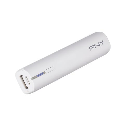 Външна батерия 2200 mAh за мобилни устройства - PNY Power Pack T2200 (бял) | JAR Computers Външна батерия 2200 mAh за мобилни устройства - PNY Power Pack T2200 (бял)