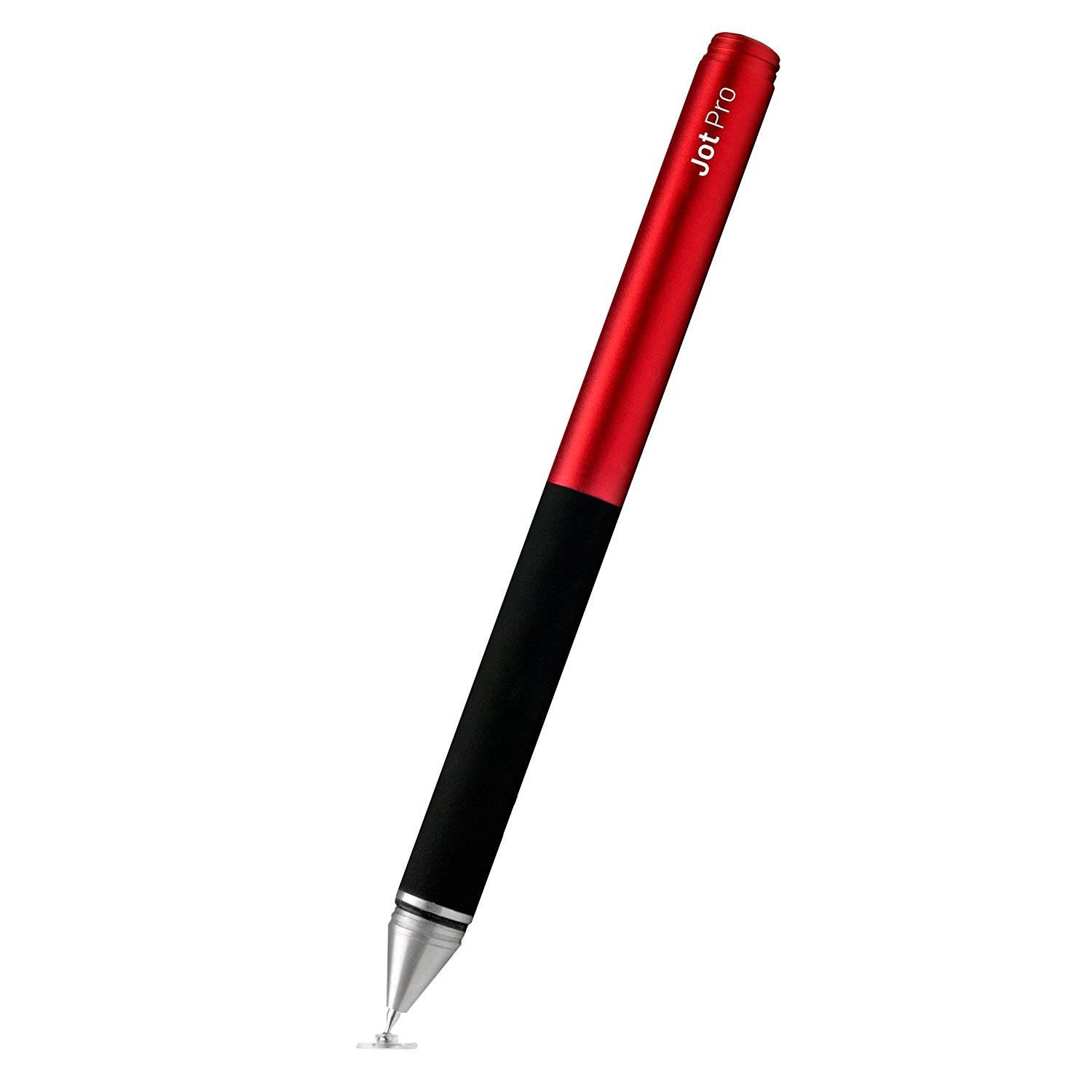 Алуминиева професионална писалка за таблети - Adonit JOT PRO Stylus (червен-черен) | JAR Computers Алуминиева професионална писалка за таблети - Adonit JOT PRO Stylus (червен-черен)