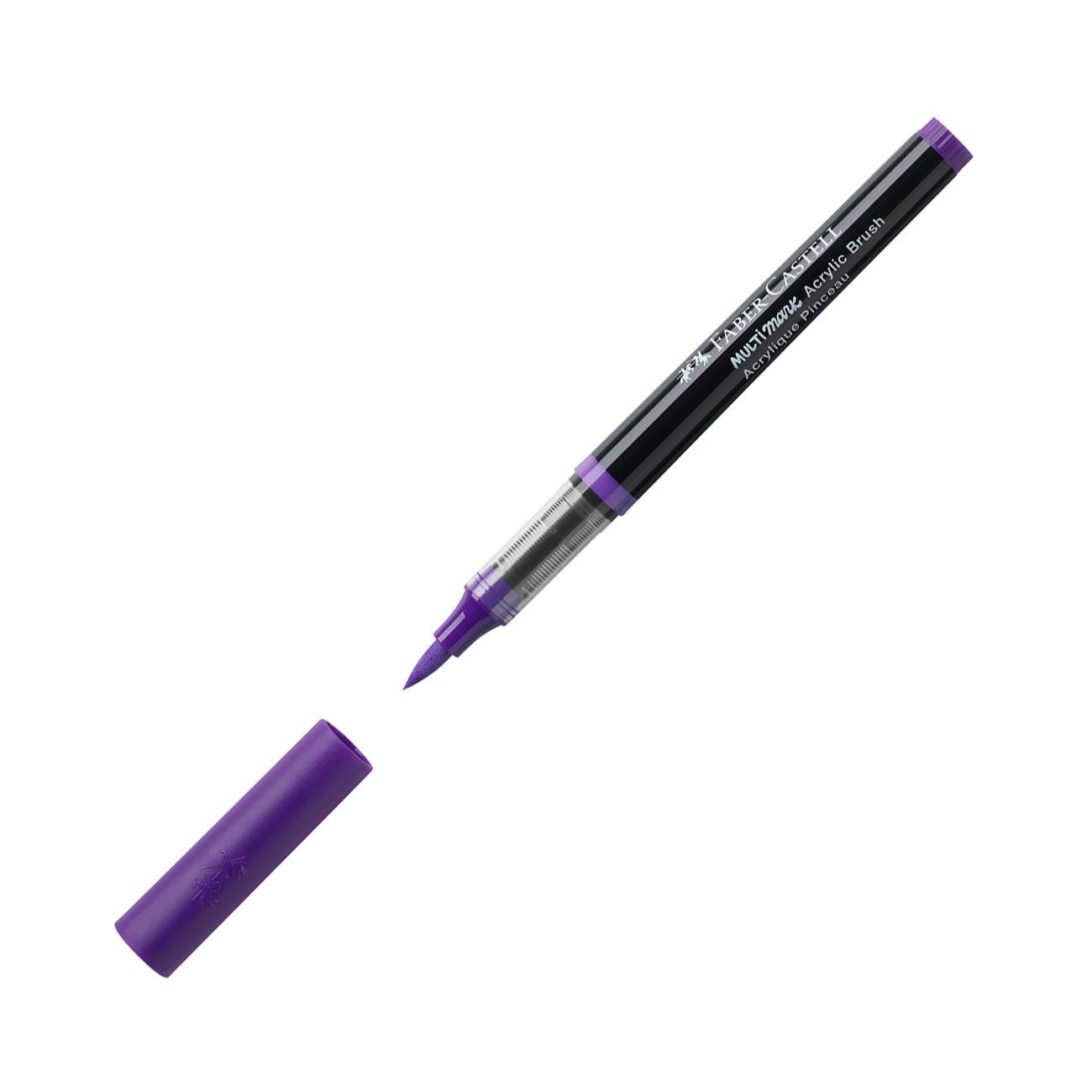 Faber-Castell Маркер-четка Multimark, акрилен, лавандула