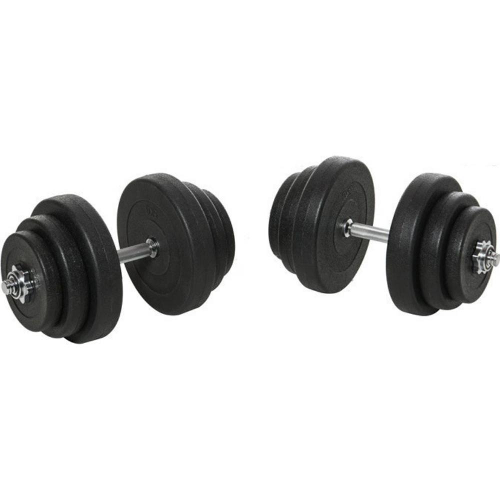Homcom Σετ Ρυθμιζόμενοι Αλτήρες 40 Kg 2τμχ (B1-0126) (HOMB1-0126)
