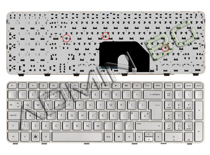 Клавиатура за лаптоп HP Pavilion DV2000 V3000 Сребриста US | JAR Computers Клавиатура за лаптоп HP Pavilion DV2000 V3000 Сребриста US