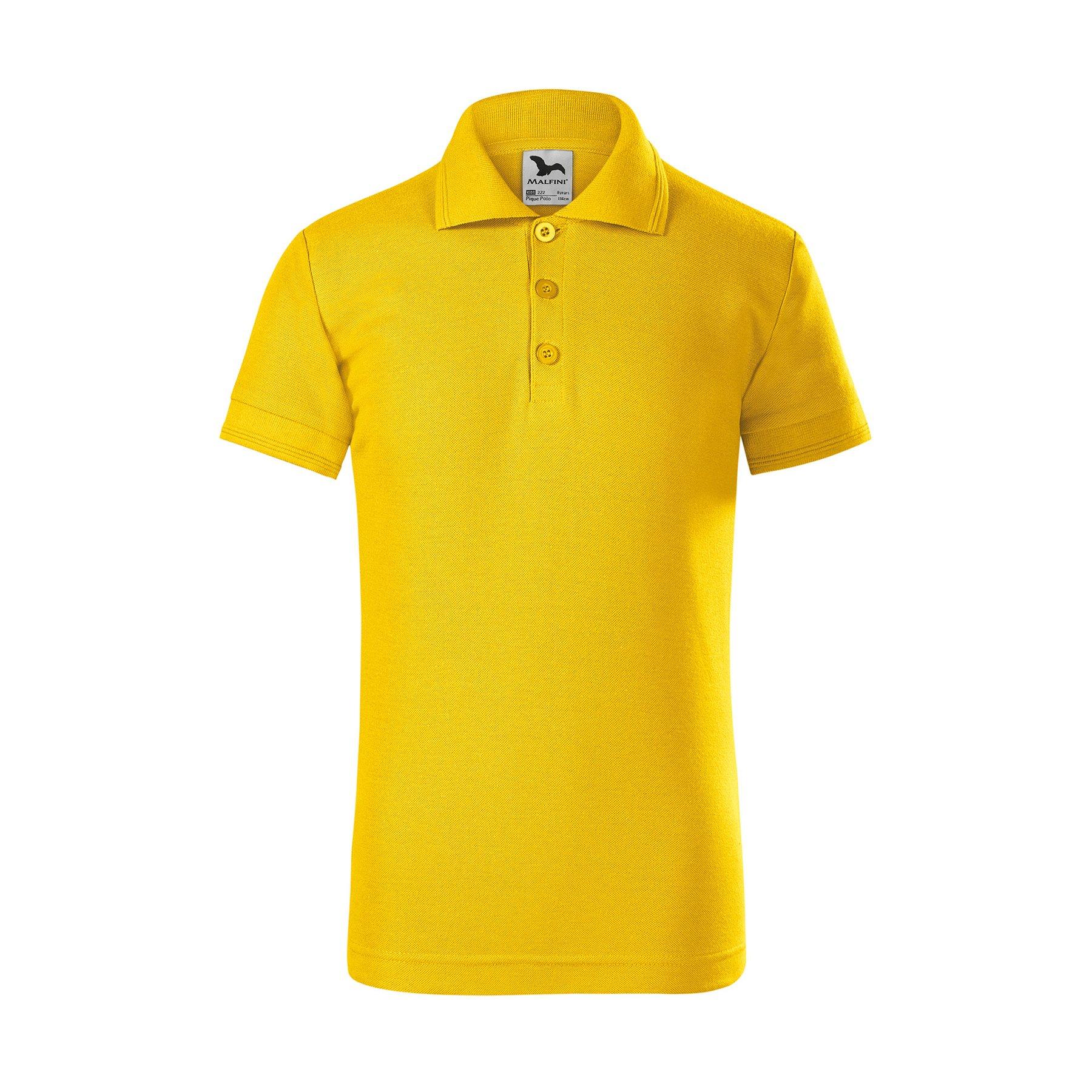 Malfini Детска тениска Pique Polo 222, размер 158 cm, възраст 12 години, жълта | JAR Computers Malfini Детска тениска Pique Polo 222, размер 158 cm, възраст 12 години, жълта