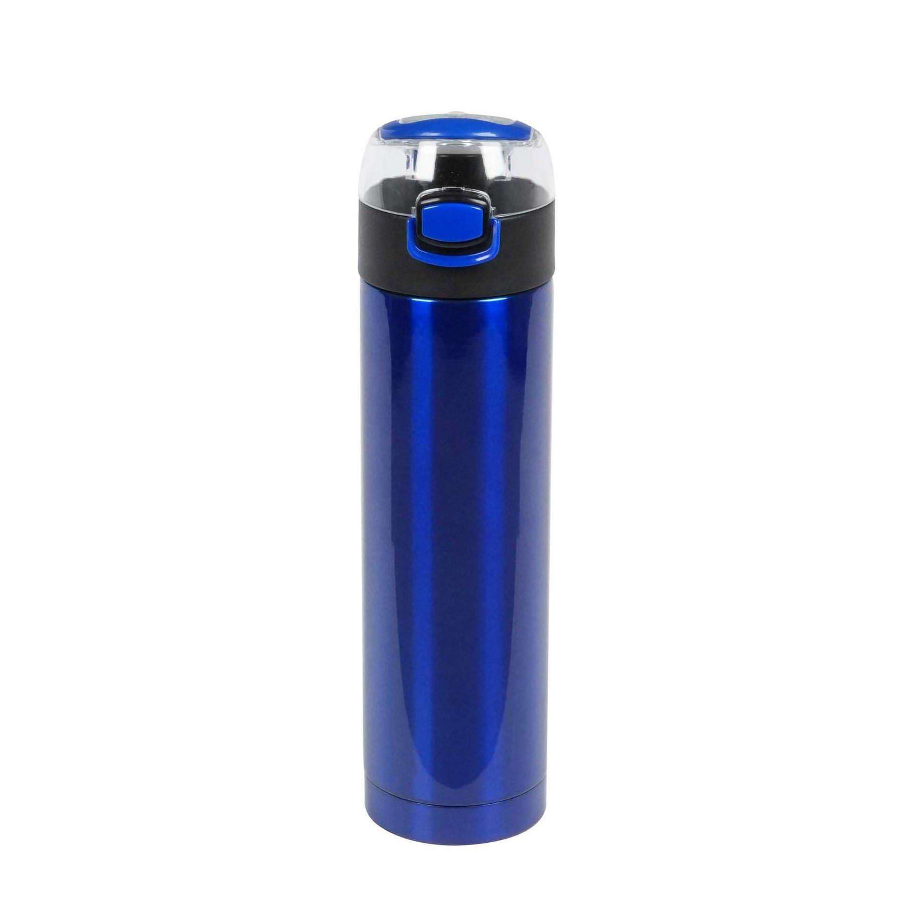 Office 1 Бутилка Metropolis, метална, двустенна, 500 ml, синя | JAR Computers Office 1 Бутилка Metropolis, метална, двустенна, 500 ml, синя