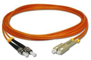 Оптичен пачкорд (шнур) ST/PC - SC/PC MM 3.0mm Duplex, L=2m | JAR Computers Оптичен пачкорд (шнур) ST/PC - SC/PC MM 3.0mm Duplex, L=2m