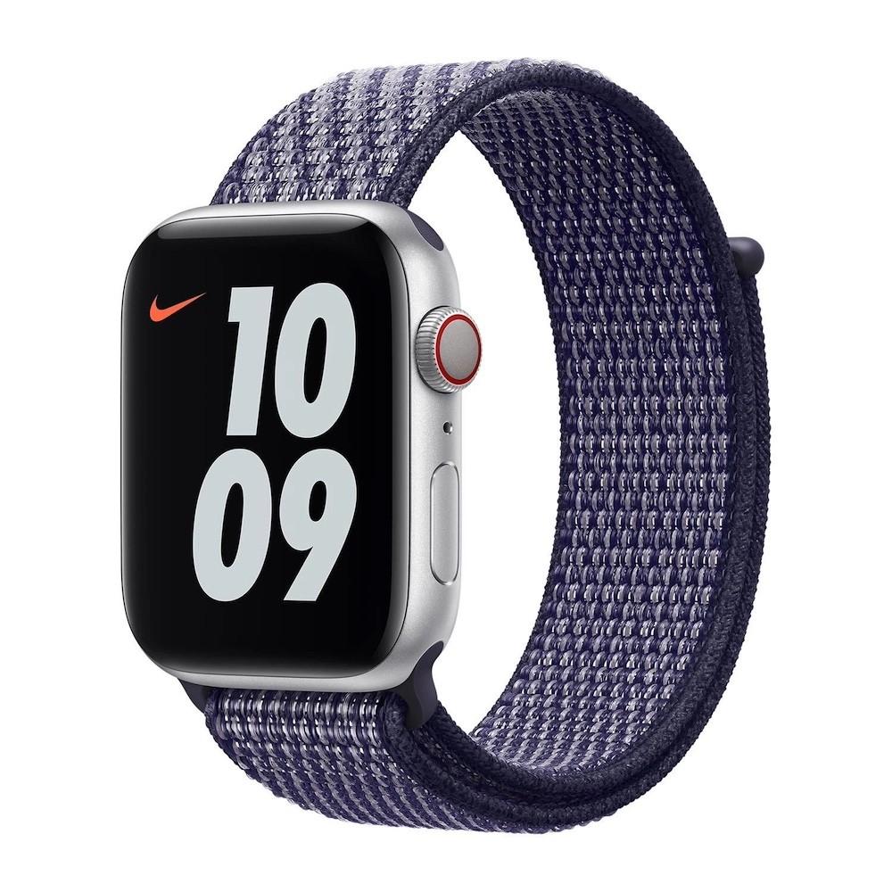 Оригинална текстилна каишка за Apple Watch 38мм, 40мм, 41мм, 42мм (2024) - Apple Watch Nike Band Purple Pulse Sport Loop (лилав) | JAR Computers Оригинална текстилна каишка за Apple Watch 38мм, 40мм, 41мм, 42мм (2024) - Apple Watch Nike Band Purple Pulse Sport Loop (лилав)