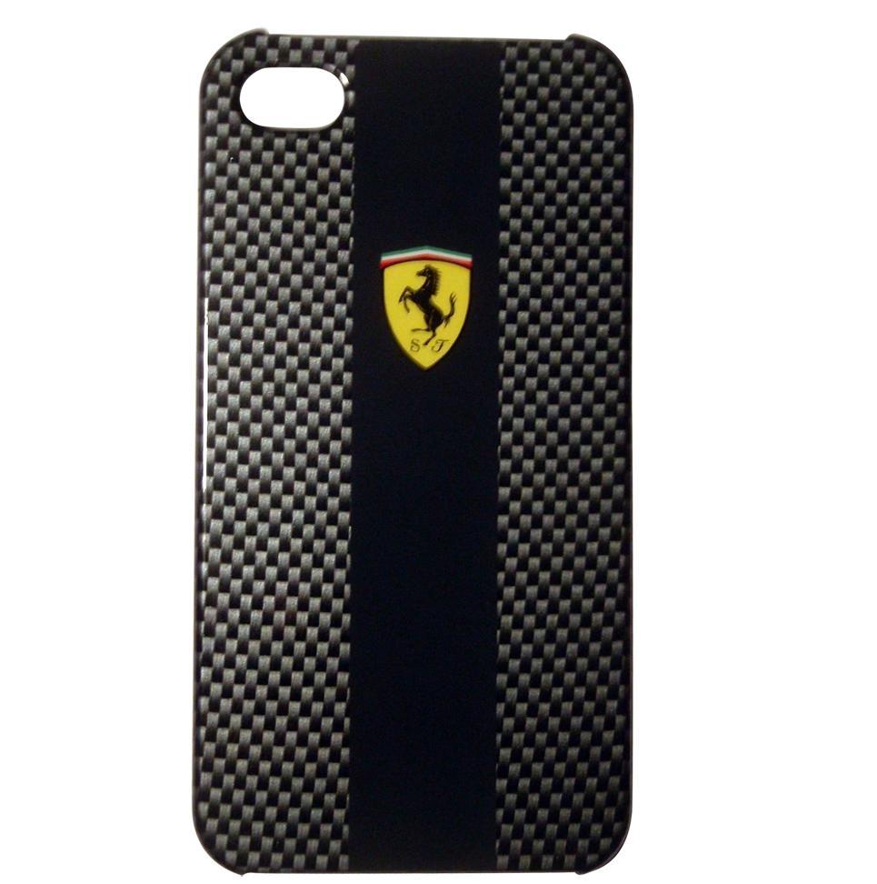 Поликарбонатов кейс за iPhone 5, iPhone 5S, iPhone SE - Ferrari Carbon Effect (черен) | JAR Computers Поликарбонатов кейс за iPhone 5, iPhone 5S, iPhone SE - Ferrari Carbon Effect (черен)