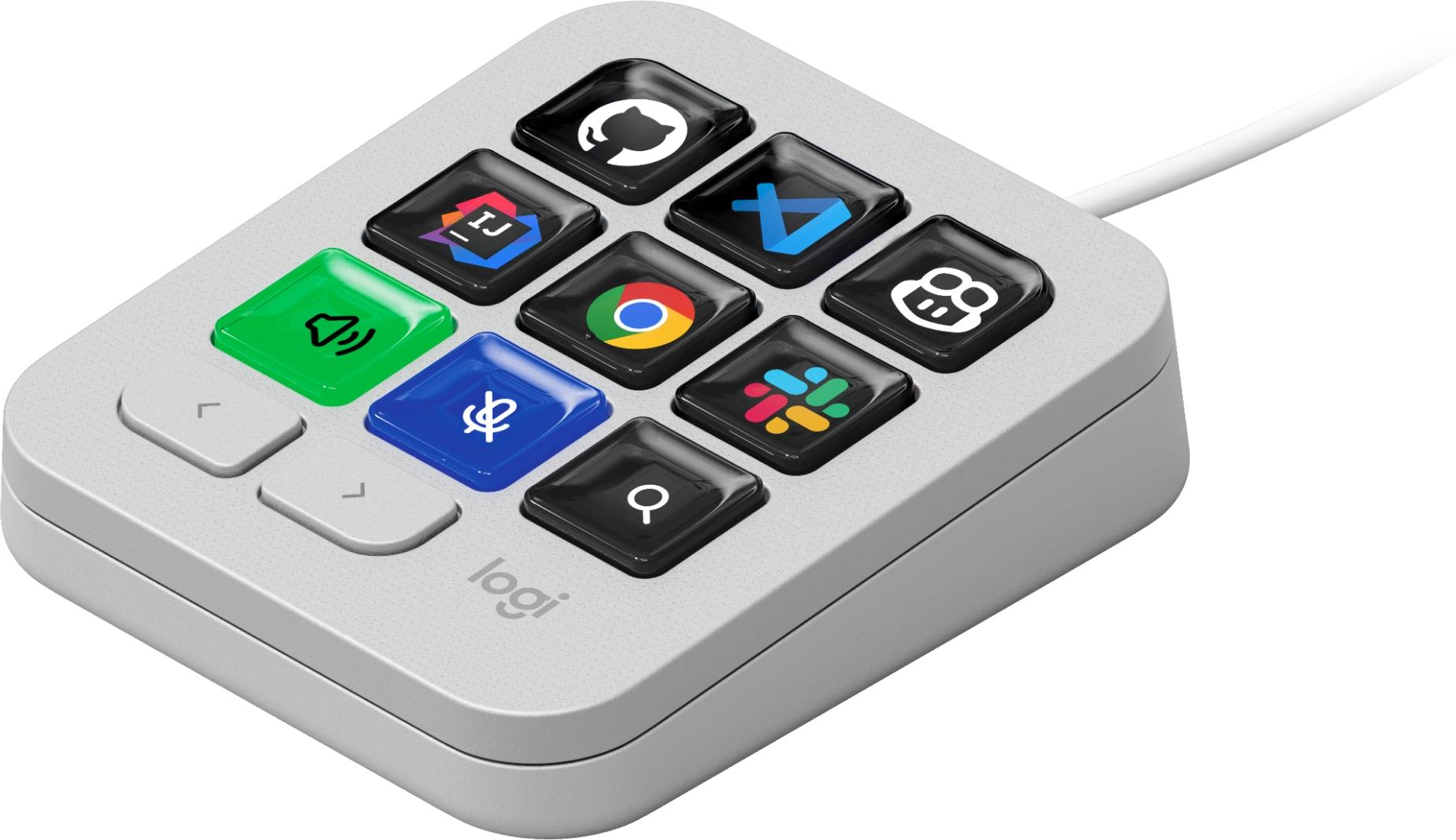 Програмируема клавиатура Logitech - MX Keypad, 9 LCD клавиша, USB-C, светлосива | JAR Computers Програмируема клавиатура Logitech - MX Keypad, 9 LCD клавиша, USB-C, светлосива