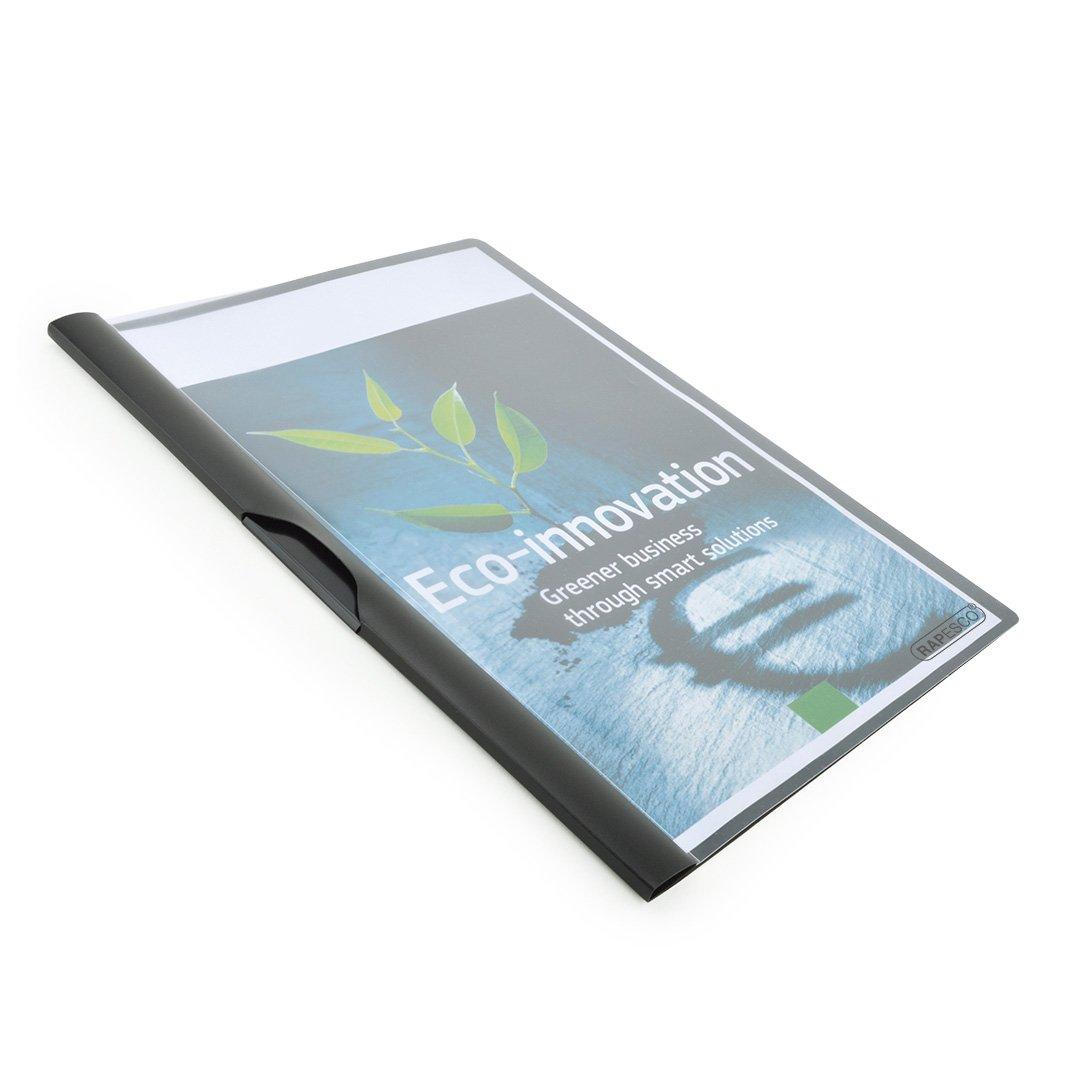 Rapesco Папка Eco Clip, A4, с клип, черна | JAR Computers Rapesco Папка Eco Clip, A4, с клип, черна