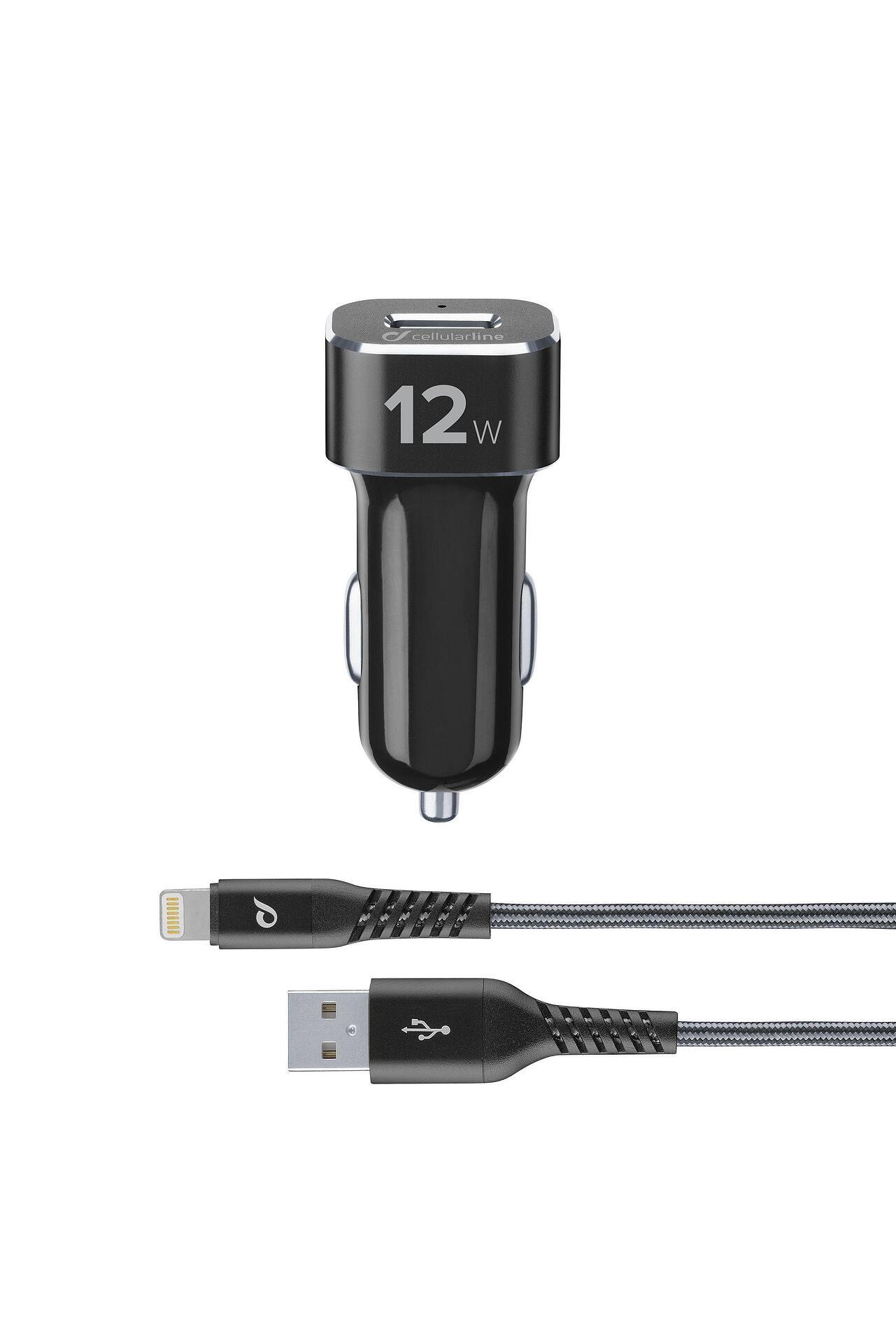 Зарядно 12V за кола Tetra Force за iPhone 12W | JAR Computers Зарядно 12V за кола Tetra Force за iPhone 12W