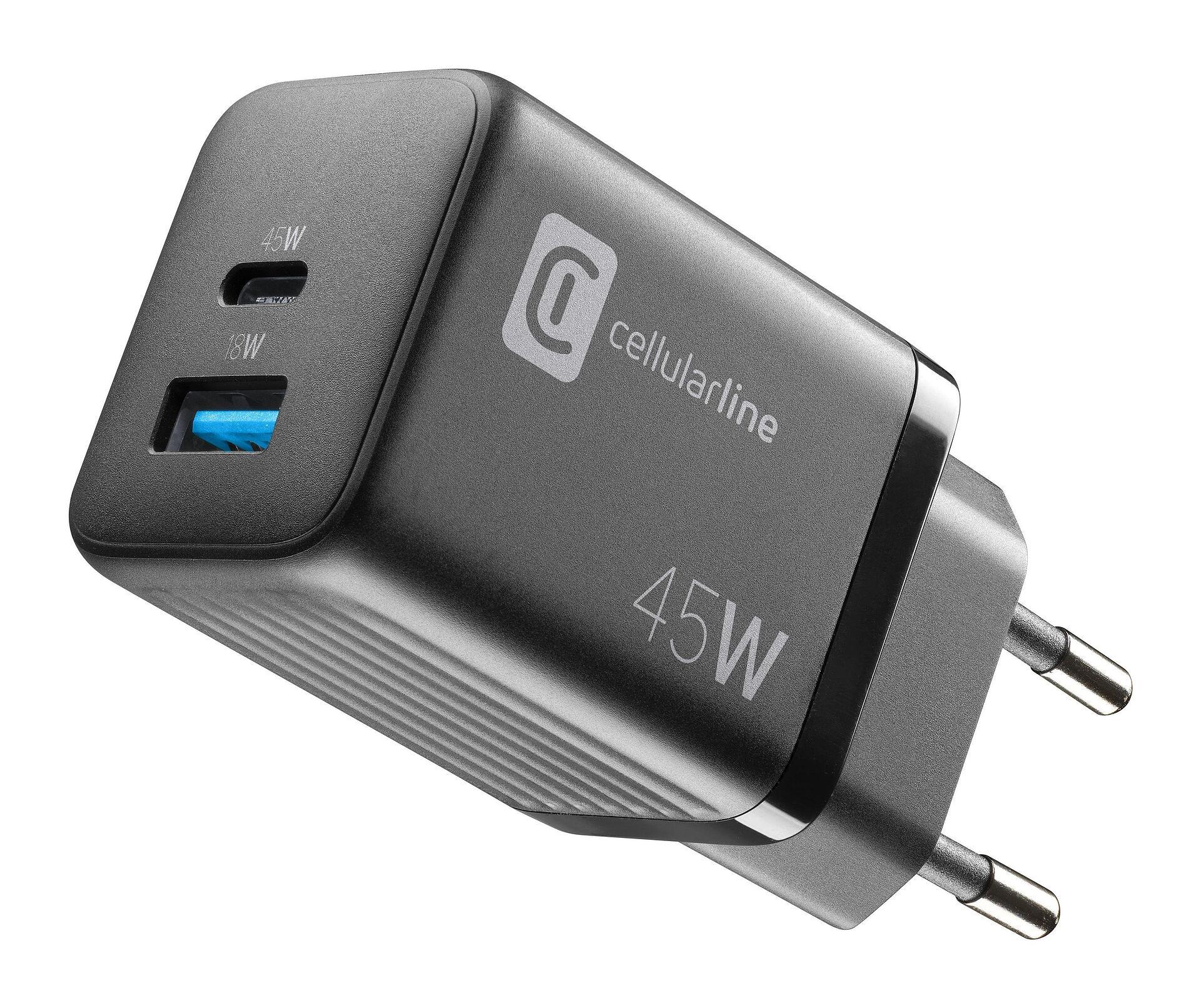 Зарядно 220V PD GaN USB, USB-C 45W | JAR Computers Зарядно 220V PD GaN USB, USB-C 45W