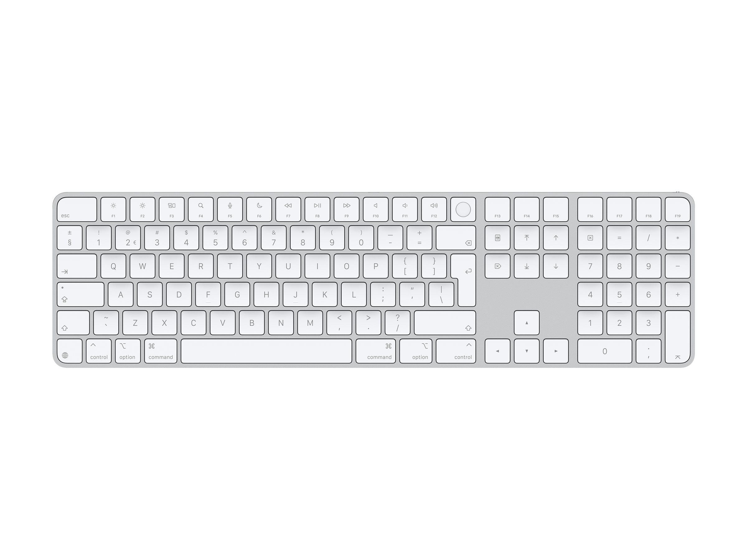 Apple Magic Keyboard with Touch ID and Numeric Keypad | JAR Computers Apple Magic Keyboard with Touch ID and Numeric Keypad