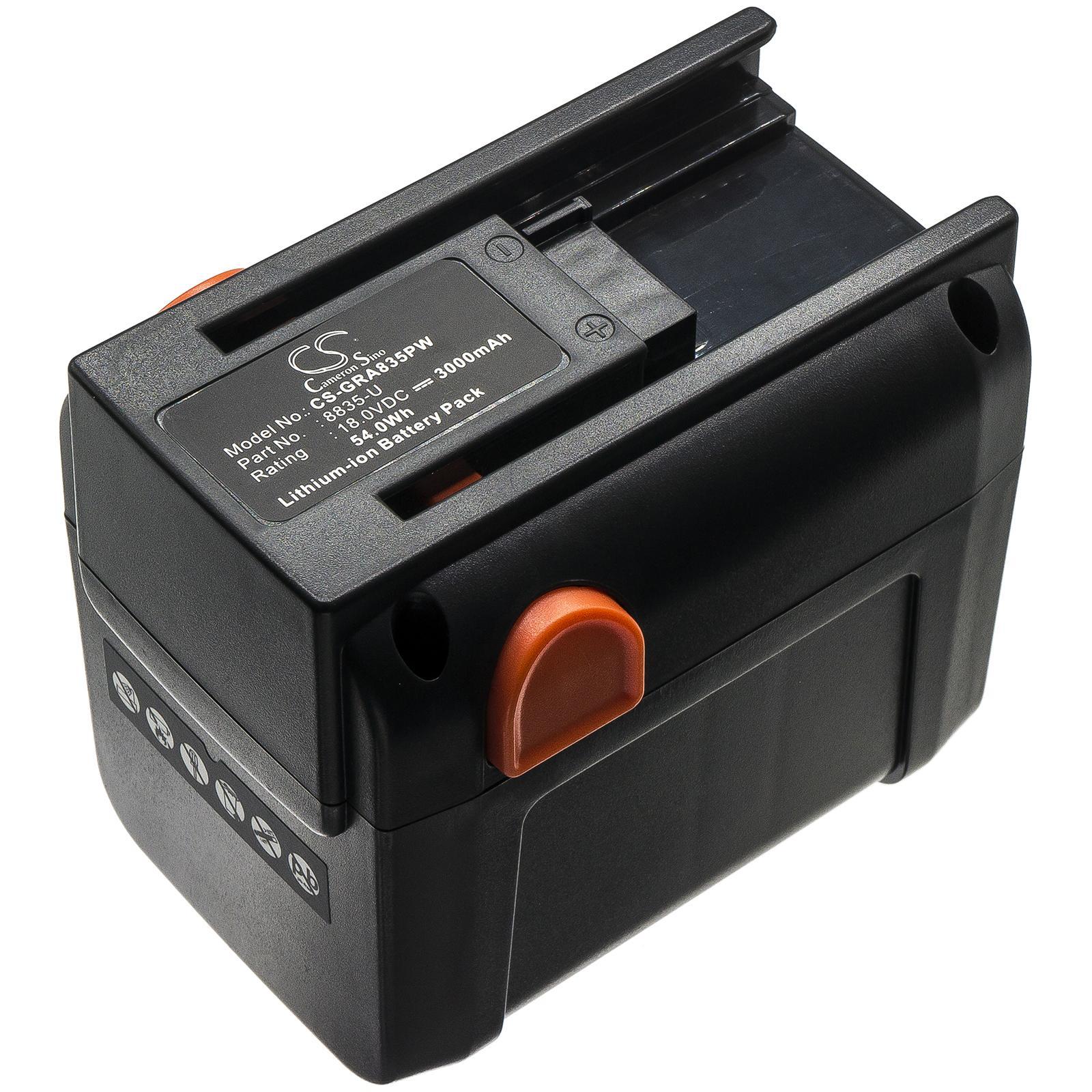 Батерия акумулаторен тример за трева GARDENA 48-Li, AccuCut Li 400, ErgoCut 48-Li 8878, 8835 18V 3000mAh Cameron Sino | JAR Computers Батерия акумулаторен тример за трева GARDENA 48-Li, AccuCut Li 400, ErgoCut 48-Li 8878, 8835 18V 3000mAh Cameron Sino