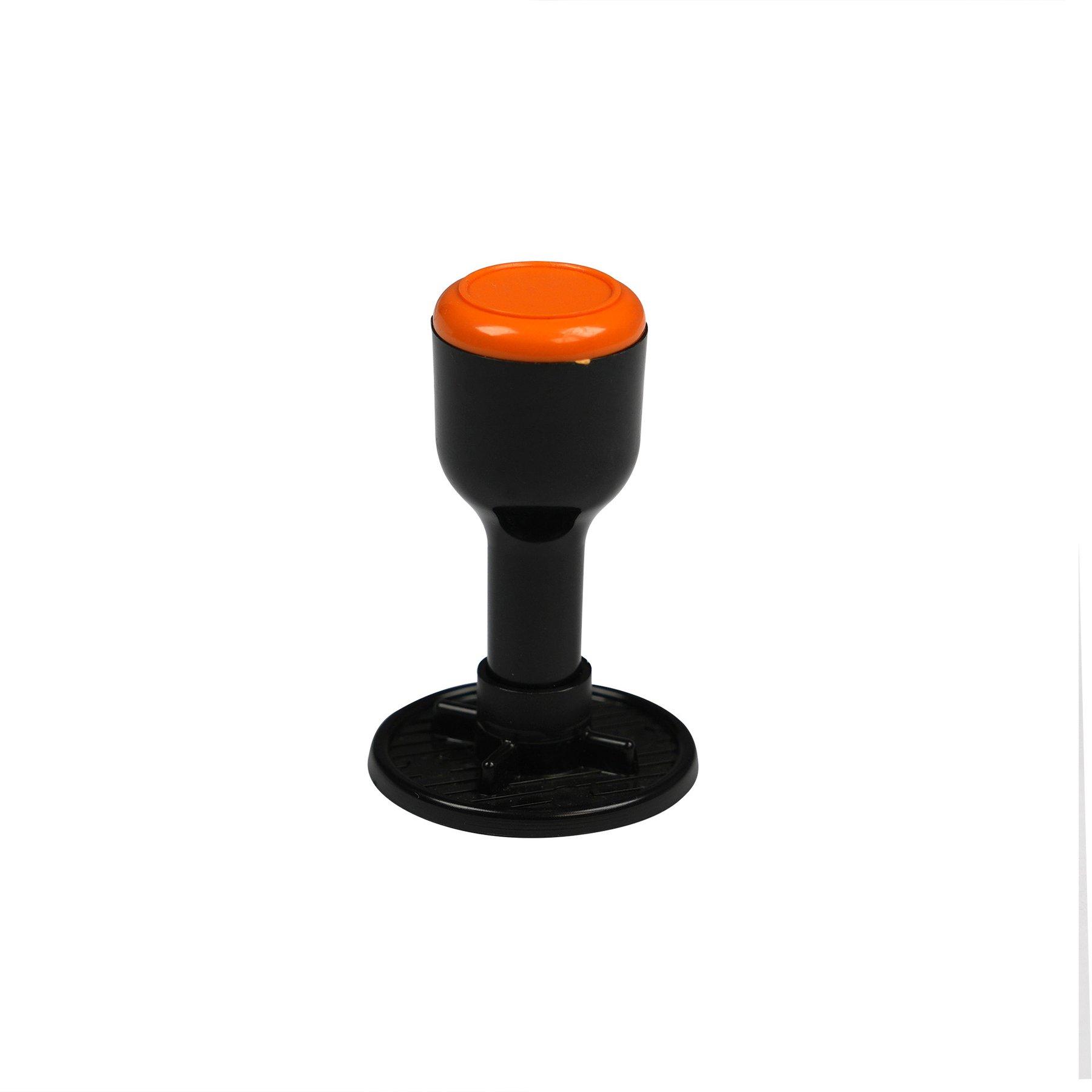 Дръжка за печат, пластмасова, кръгла, диаметър 30 mm