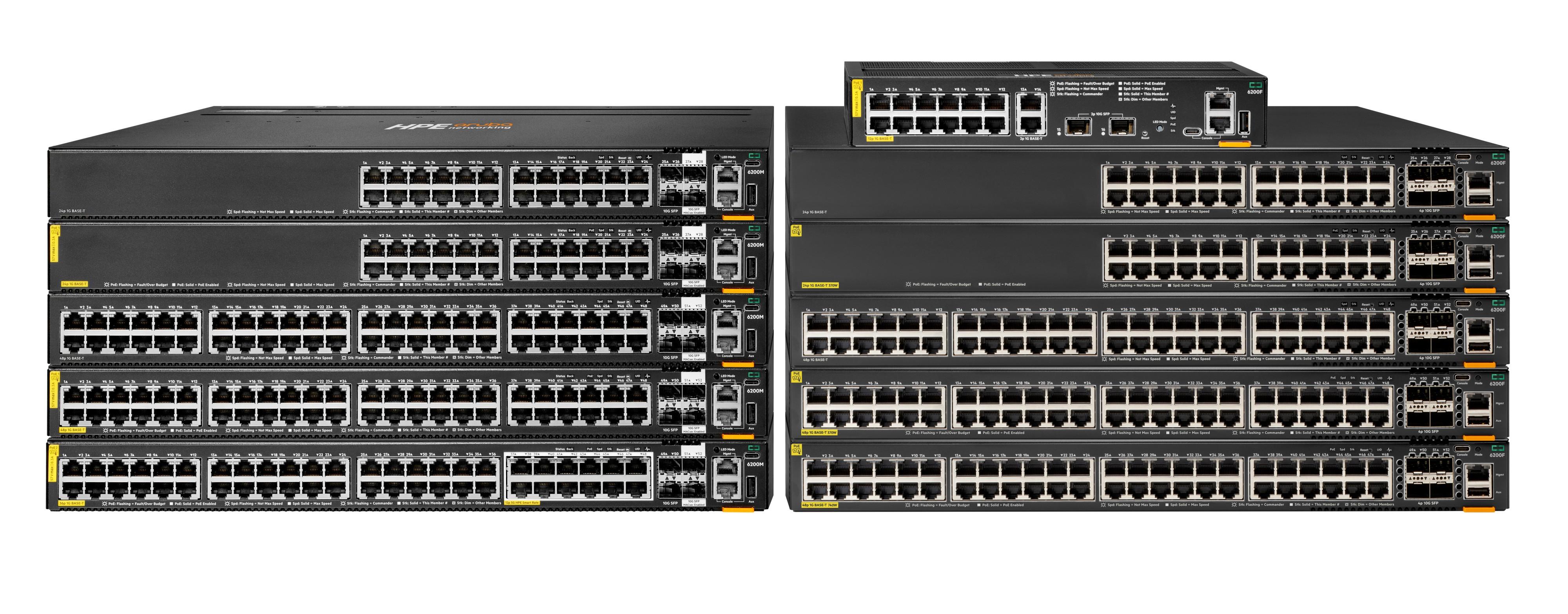 HPE Aruba Networking CX 6200F 48G Class4 PoE 4SFP+ 740W Switch Управляем L3 Gigabit Ethernet (10/100/1000) Захранване по Ethernet (PoE) 1U Черен | JAR Computers HPE Aruba Networking CX 6200F 48G Class4 PoE 4SFP+ 740W Switch Управляем L3 Gigabit Ethernet (10/100/1000) Захранване по Ethernet (PoE) 1U Черен