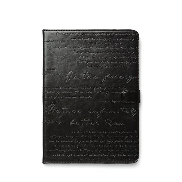 Кожен калъф и поставка за iPad Air, iPad 5 (2017) - Zenus Masstige Lettering Diary Case (черен) | JAR Computers Кожен калъф и поставка за iPad Air, iPad 5 (2017) - Zenus Masstige Lettering Diary Case (черен)