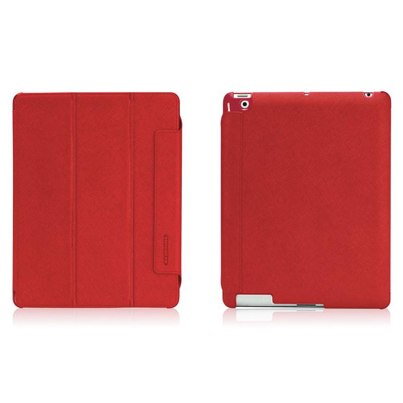 Кожен кейс и поставка за iPad 4, iPad 3, iPad 2 - Tunewear LeatherLook (червен) | JAR Computers Кожен кейс и поставка за iPad 4, iPad 3, iPad 2 - Tunewear LeatherLook (червен)