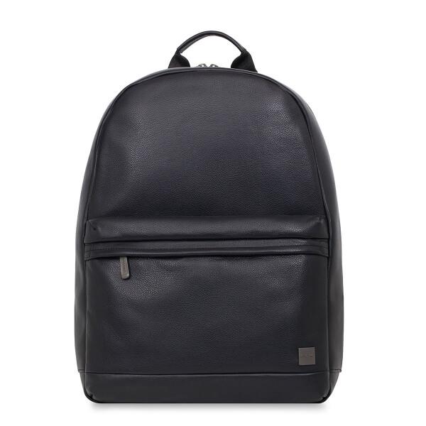Луксозна кожена раница за преносими компютри до 15 инча - Knomo Albion Leather Laptop Backpack (черен) | JAR Computers Луксозна кожена раница за преносими компютри до 15 инча - Knomo Albion Leather Laptop Backpack (черен)