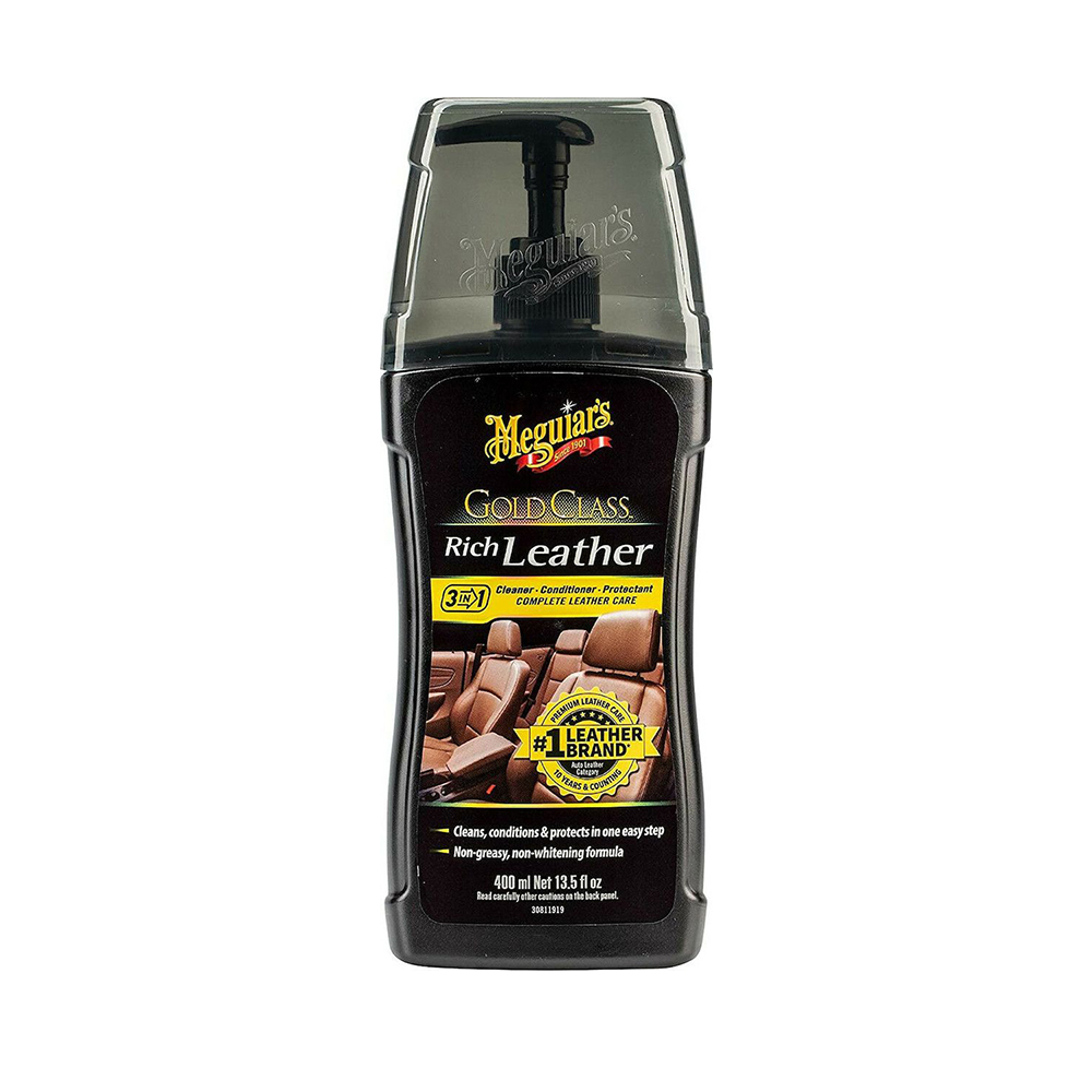 Meguiar's Gold Class Rich Leather Cleaner & Conditioner 414ml (G17914) (MEGUG17914) | JAR Computers Meguiar's Gold Class Rich Leather Cleaner & Conditioner 414ml (G17914) (MEGUG17914)