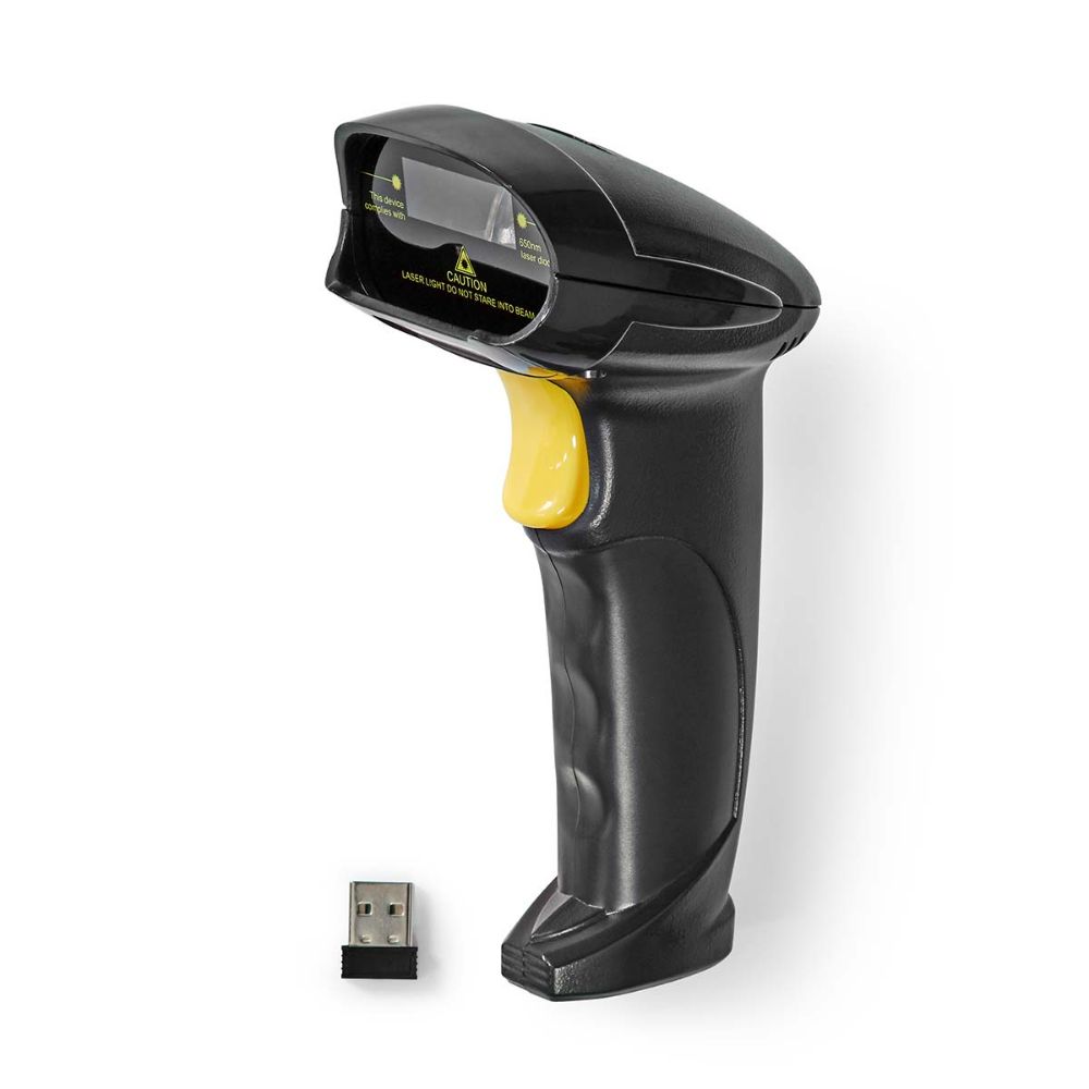 Nedis Scanner Χειρός Ασύρματο με Δυνατότητα Ανάγνωσης 1D Barcodes (BSCNW1D100BK) (NEDBSCNW1D100BK)