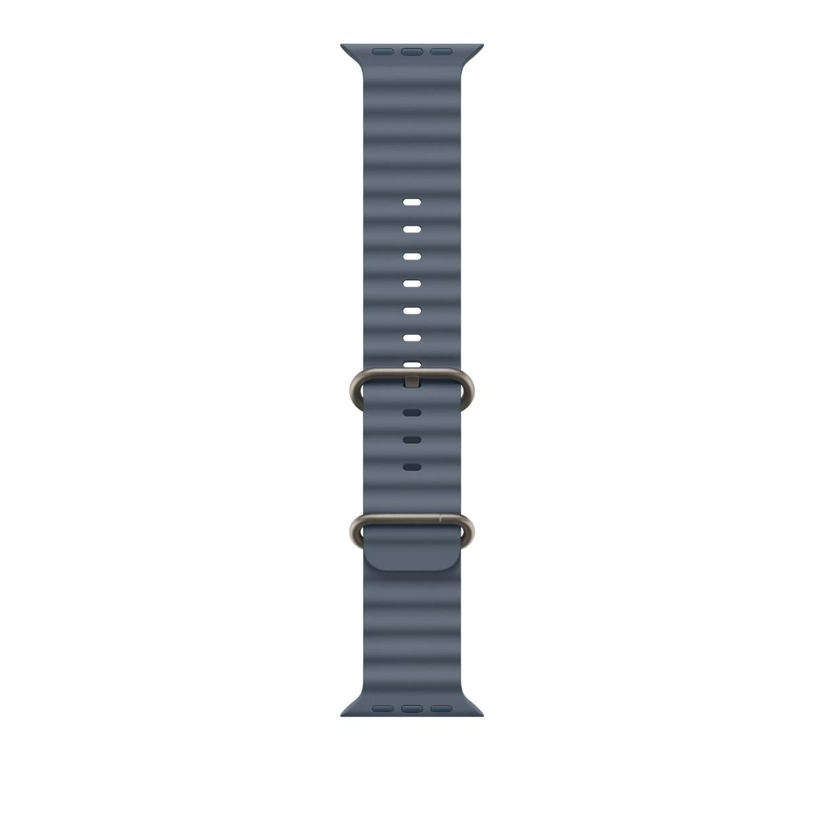 Оригинална флуороеластомерна каишка за Apple Watch Ultra, Ultra 2, Ultra 3 49мм - Apple Anchor Blue Ocean Band (тъмносин) (bulk) | JAR Computers Оригинална флуороеластомерна каишка за Apple Watch Ultra, Ultra 2, Ultra 3 49мм - Apple Anchor Blue Ocean Band (тъмносин) (bulk)