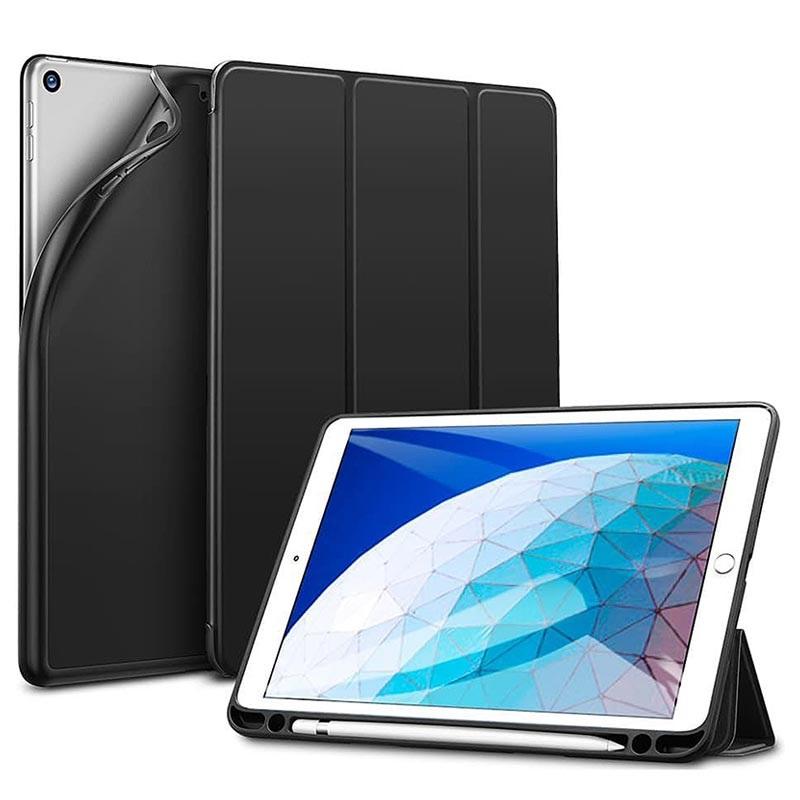 Полиуретанов калъф с поставка и отделение за Apple Pencil за iPad Air 3 (2019) - ESR Yippee Color Plus Case (черен) | JAR Computers Полиуретанов калъф с поставка и отделение за Apple Pencil за iPad Air 3 (2019) - ESR Yippee Color Plus Case (черен)