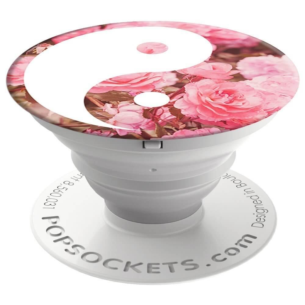 Поставка и аксесоар против изпускане на вашия смартфон - Popsockets Yin Yang Roses (розов) | JAR Computers Поставка и аксесоар против изпускане на вашия смартфон - Popsockets Yin Yang Roses (розов)