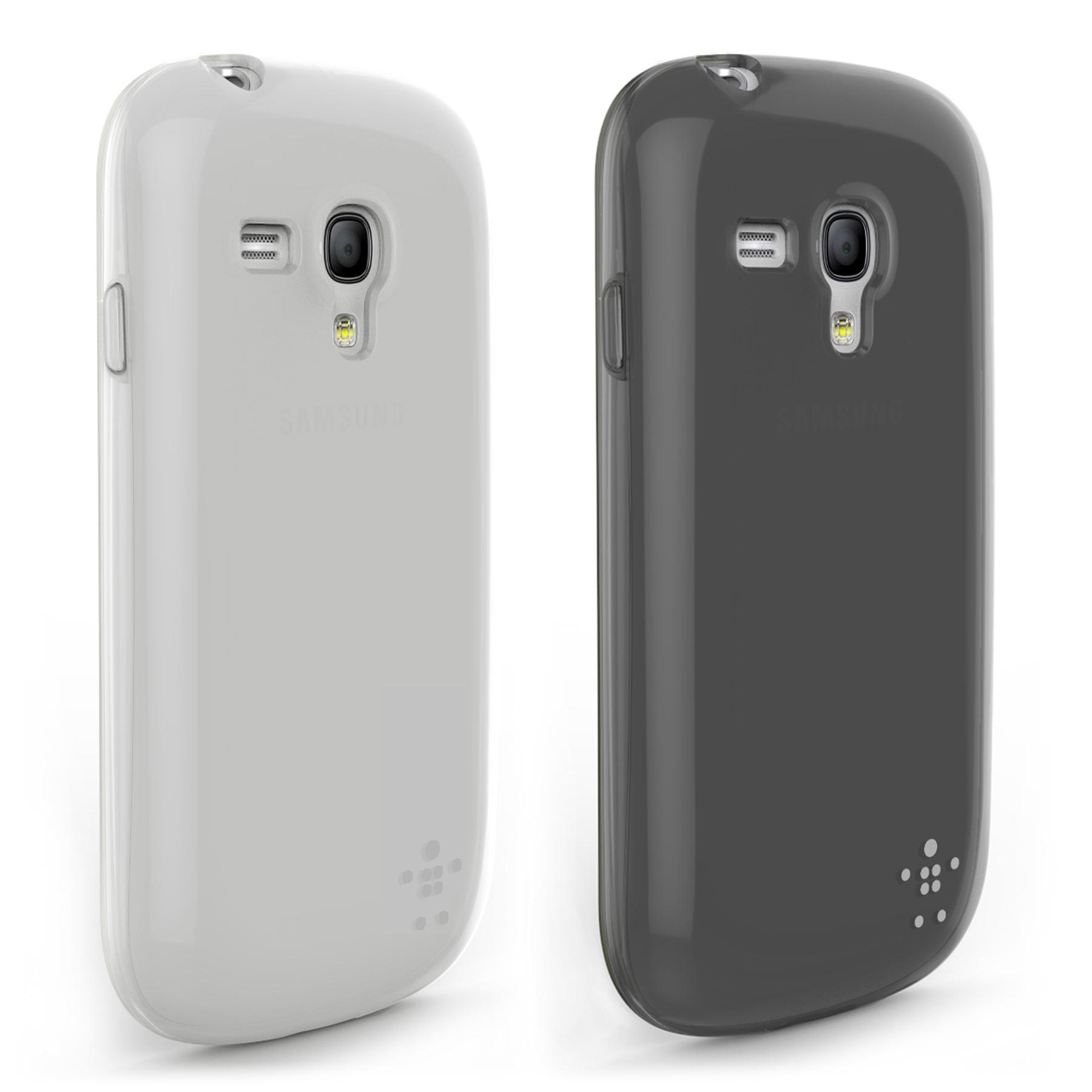Силиконови калъфи за Samsung Galaxy S3 Mini - Belkin Grip Sheer Duo (черен и бял) | JAR Computers Силиконови калъфи за Samsung Galaxy S3 Mini - Belkin Grip Sheer Duo (черен и бял)