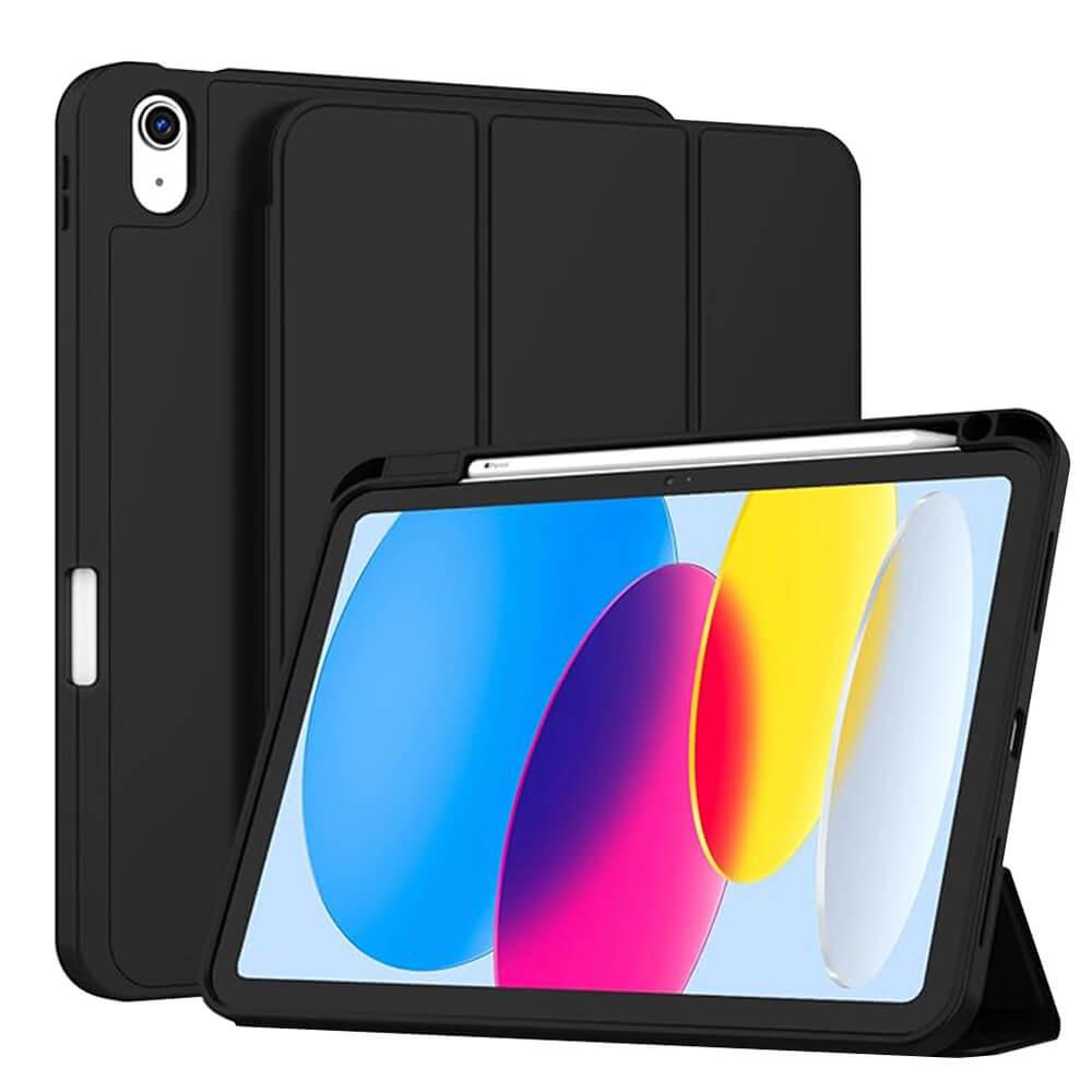 Термополиуретанов (TPU) кейс и поставка за iPad 10 (2022), iPad 11 (2025) - Techsuit Flex Trifold Case (черен) | JAR Computers Термополиуретанов (TPU) кейс и поставка за iPad 10 (2022), iPad 11 (2025) - Techsuit Flex Trifold Case (черен)