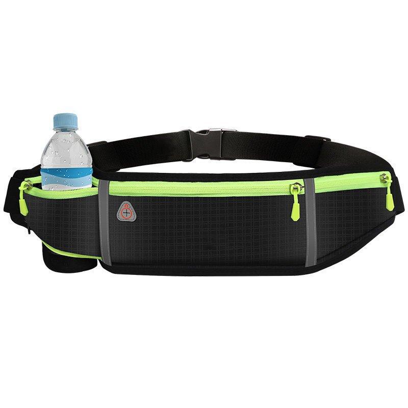 Универсален спортен калъф за кръста с 4 джоба за смартфони - Ultimate 4-pocket Running Belt (черен) | JAR Computers Универсален спортен калъф за кръста с 4 джоба за смартфони - Ultimate 4-pocket Running Belt (черен)