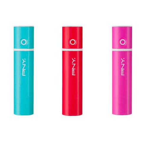 Външна батерия 2600 mAh за мобилни устройства - PNY Power Pack FANCY (червен) | JAR Computers Външна батерия 2600 mAh за мобилни устройства - PNY Power Pack FANCY (червен)