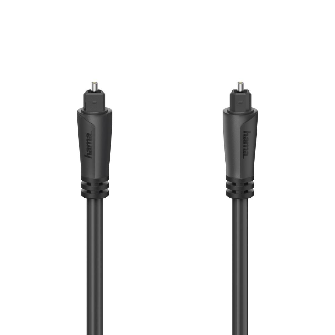 Аудио оптичен кабел Hama ODT plug (Toslink), 3.0 m, Черен | JAR Computers Аудио оптичен кабел Hama ODT plug (Toslink), 3.0 m, Черен