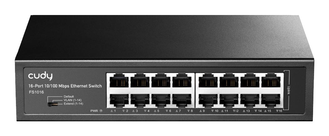 Cudy FS1016 мрежов суич Fast Ethernet (10/100) Черен | JAR Computers Cudy FS1016 мрежов суич Fast Ethernet (10/100) Черен