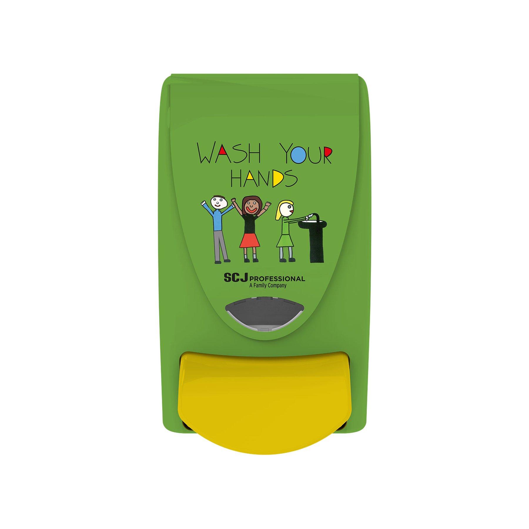 Диспенсър за сапун на пяна SCJohnson Kids Wash, зелен, 1 L | JAR Computers Диспенсър за сапун на пяна SCJohnson Kids Wash, зелен, 1 L