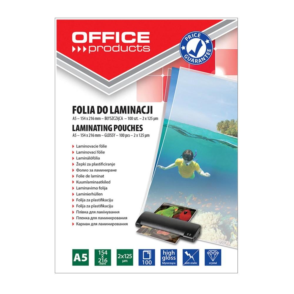 Фолио за ламиниране OFFICE PRODUCTS А5, 154x216 мм, 2х125 mic, кутия 100 л. | JAR Computers Фолио за ламиниране OFFICE PRODUCTS А5, 154x216 мм, 2х125 mic, кутия 100 л.