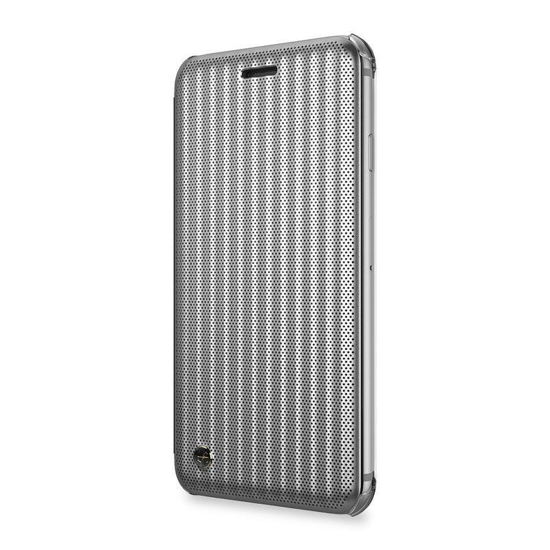 Хибриден флип кейс със слот за кр. карта за iPhone SE (2022), iPhone SE (2020), iPhone 8, iPhone 7 - STILMIND Jet Set Flip Case (сребрист) | JAR Computers Хибриден флип кейс със слот за кр. карта за iPhone SE (2022), iPhone SE (2020), iPhone 8, iPhone 7 - STILMIND Jet Set Flip Case (сребрист)