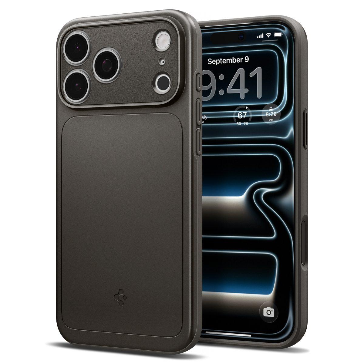 Качествен тънък матиран кейс с MagSafe за iPhone 18 Pro Max, iPhone 17 Pro Max - Spigen Thin Fit MagSafe Case (сив) | JAR Computers Качествен тънък матиран кейс с MagSafe за iPhone 18 Pro Max, iPhone 17 Pro Max - Spigen Thin Fit MagSafe Case (сив)