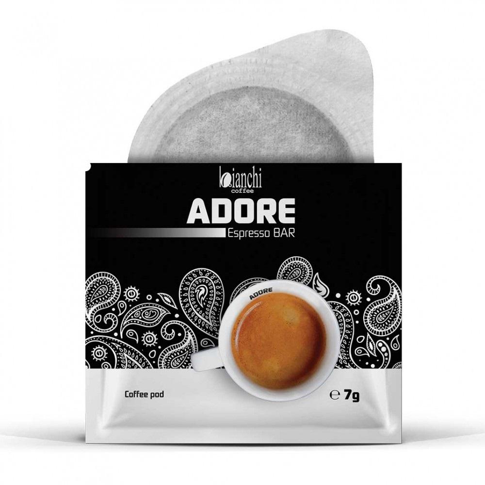 Кафе Bianchi Adore Espresso BAR, дозети, кутия 100 бр. | JAR Computers Кафе Bianchi Adore Espresso BAR, дозети, кутия 100 бр.