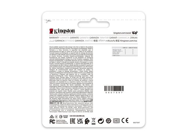 KINGSTON 64GB USB3.2 Gen 1 DataTraveler Exodia M Black + Blue 2 Pieces | JAR Computers KINGSTON 64GB USB3.2 Gen 1 DataTraveler Exodia M Black + Blue 2 Pieces