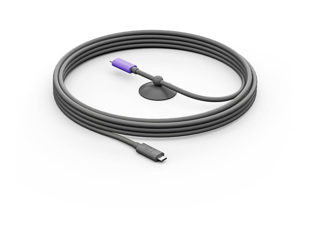 Logitech USB cable - 24 pin USB-C (M) to 24 pin USB-C (M) | JAR Computers Logitech USB cable - 24 pin USB-C (M) to 24 pin USB-C (M)