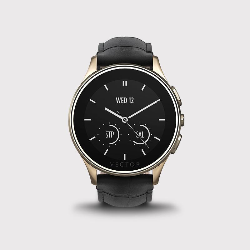 Луксозен Bluetooth тъч часовник за iOS и Android смартфони - Vector Luna Smartwatch Champagne Gold with Black Croco Strap (черна кожена каишка) | JAR Computers Луксозен Bluetooth тъч часовник за iOS и Android смартфони - Vector Luna Smartwatch Champagne Gold with Black Croco Strap (черна кожена каишка)