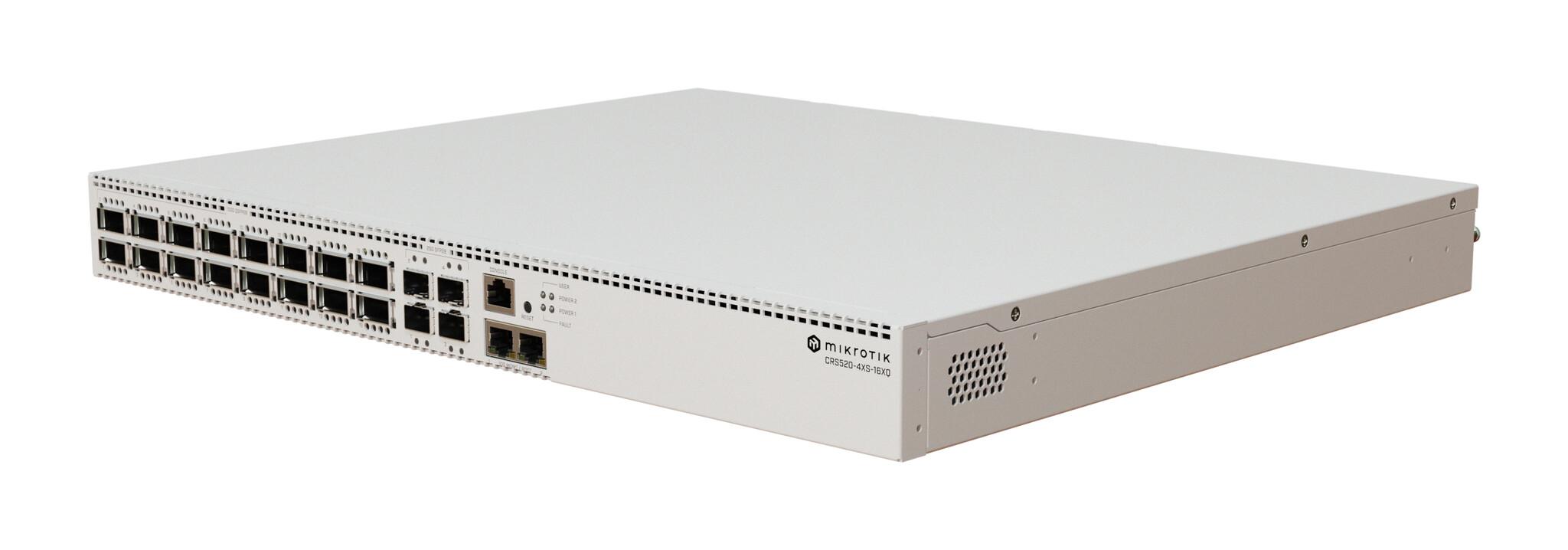 Mikrotik CRS520-4XS-16XQ-RM мрежов суич | JAR Computers Mikrotik CRS520-4XS-16XQ-RM мрежов суич