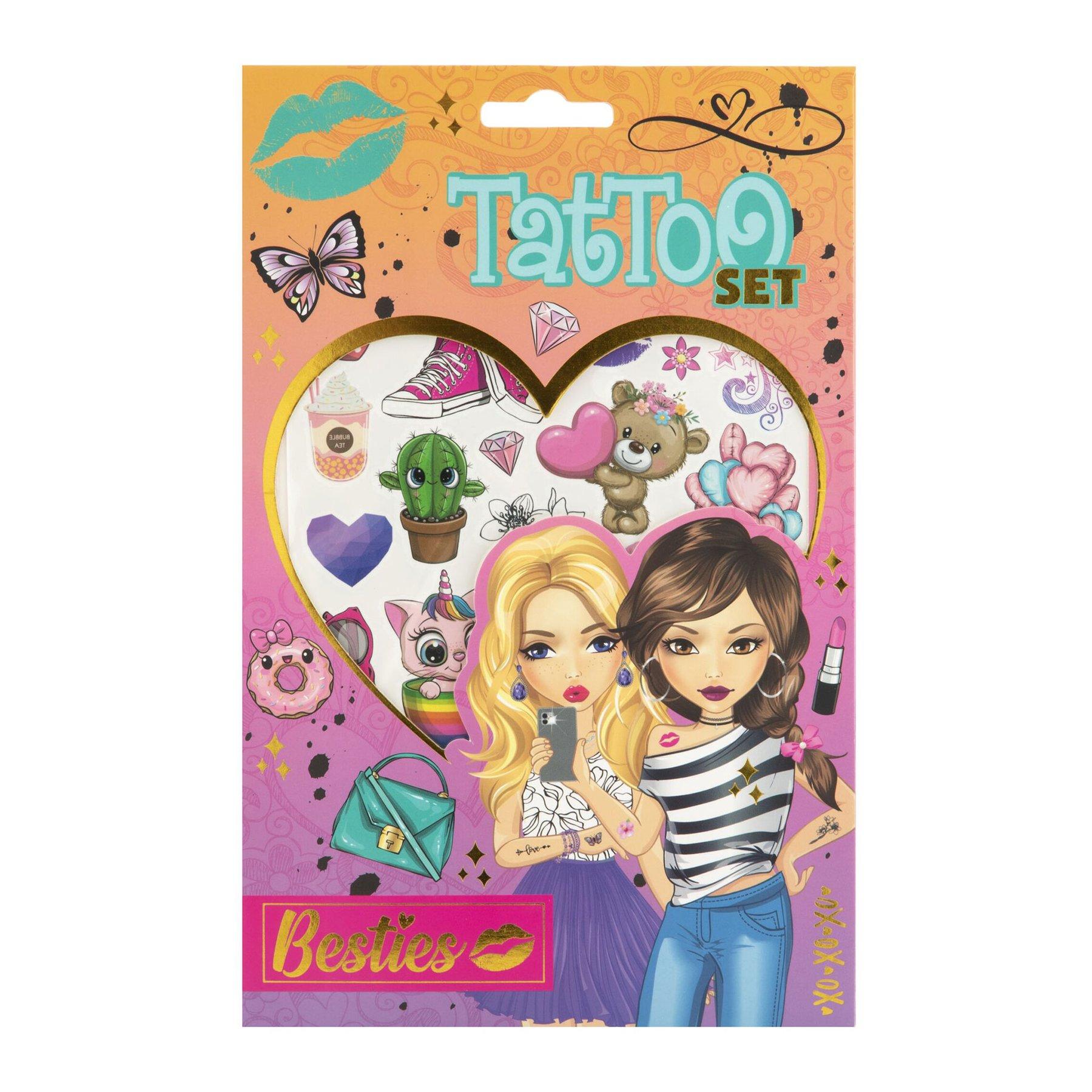 Moxy Комплект татуировки Besties, сини | JAR Computers Moxy Комплект татуировки Besties, сини