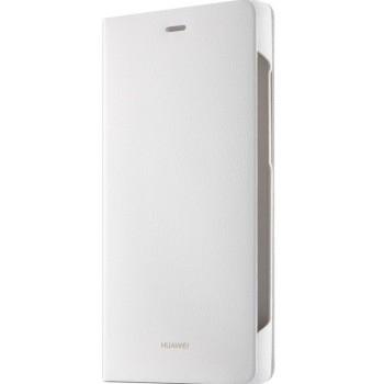 Оригинален кожен калъф за Huawei P8 lite - Huawei Flip Case (бял) | JAR Computers Оригинален кожен калъф за Huawei P8 lite - Huawei Flip Case (бял)