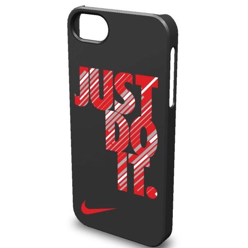 Поликарбонатов матиран кейс за iPhone 5, iPhone 5S, iPhone SE - Nike Just Do It Hard Case (черен) | JAR Computers Поликарбонатов матиран кейс за iPhone 5, iPhone 5S, iPhone SE - Nike Just Do It Hard Case (черен)